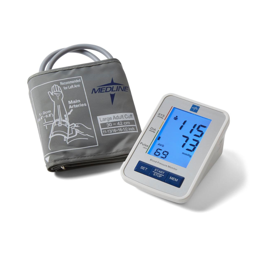 Medline Talking Digital Blood Pressure Monitor 1Ct