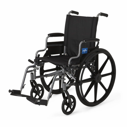 Medline K4 Lightweight Wheelchair SA Leg 18in Seat 1Ct
